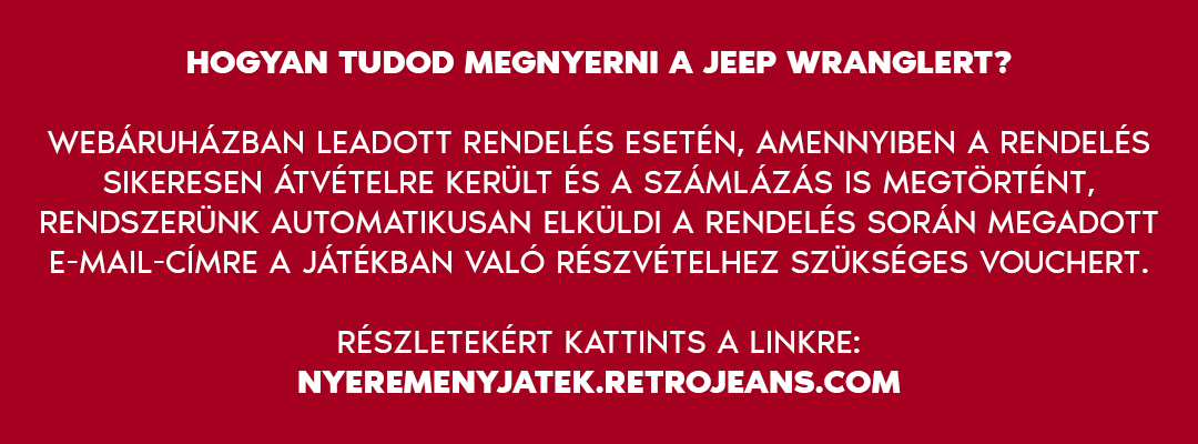 Retro Jeans nyereményjáték