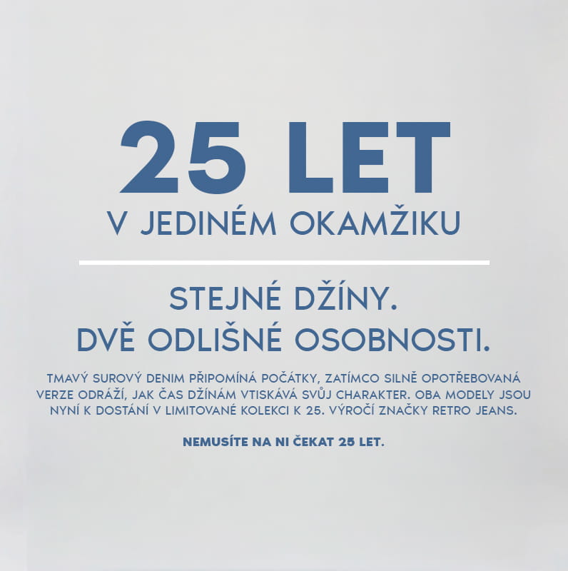 Retro Jeans – kolekcia k 25. výročiu