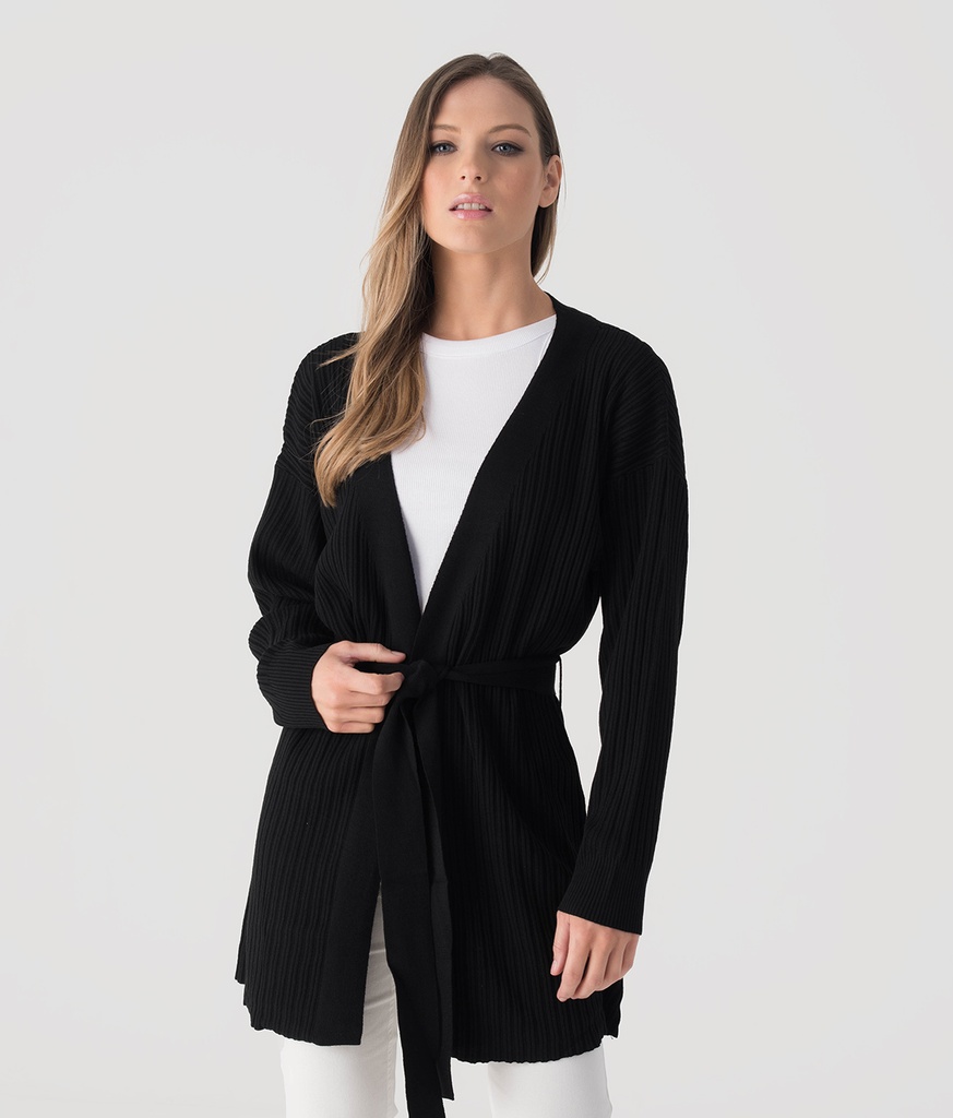 Bromeliad Cardigan, Black