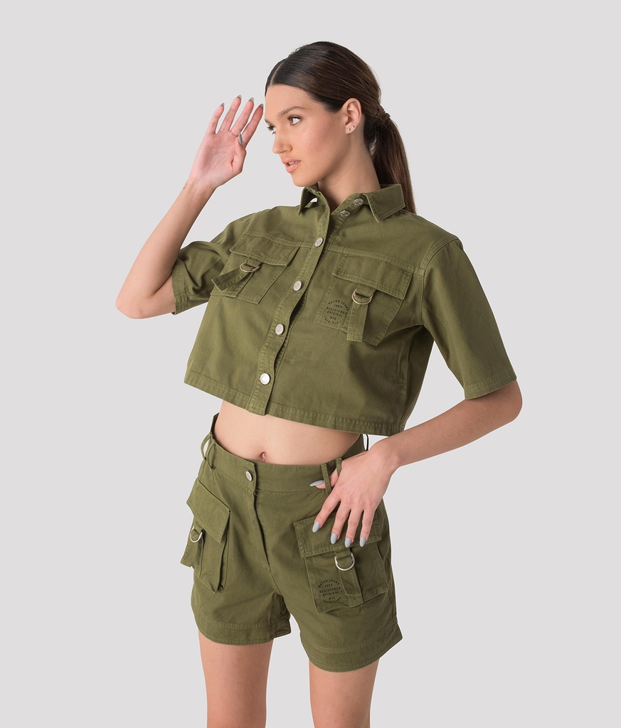 Santa Ana Blouse, Khaki