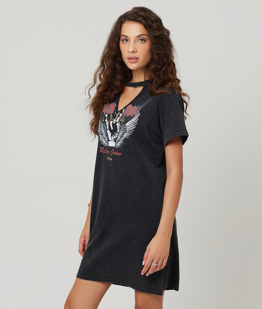 Alpine Tunic Jersey Dress