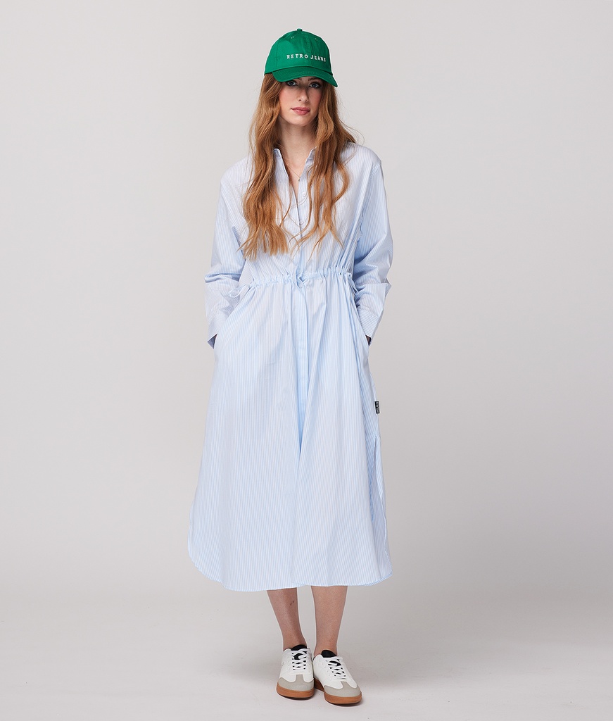 Carina Long Shirt Jersey Dress