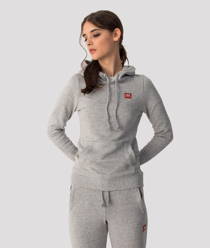 Myanna Jogging Top, Grey Melange