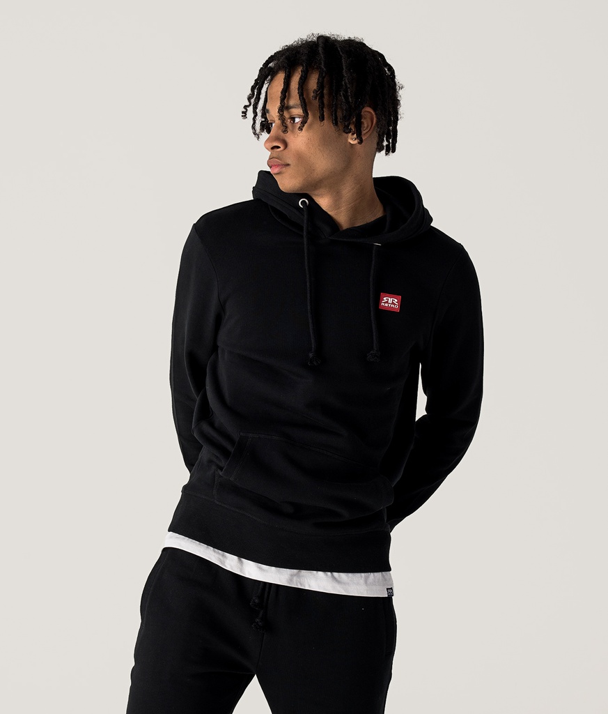 Edon Hoodie Jogging Top, Black