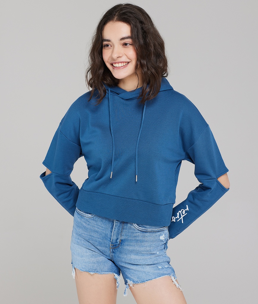 Cottee Hoodie Jogging Top, Teal