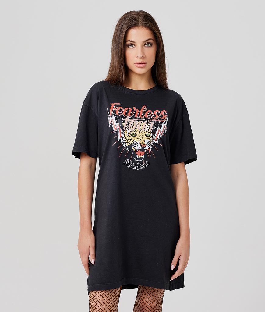 Catalian Jogging Dress, Black