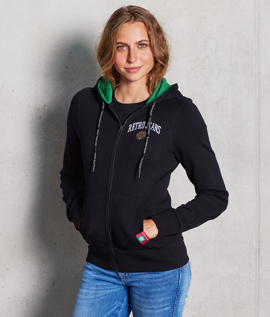 White Eagle Zip Hoodie Jogging Top