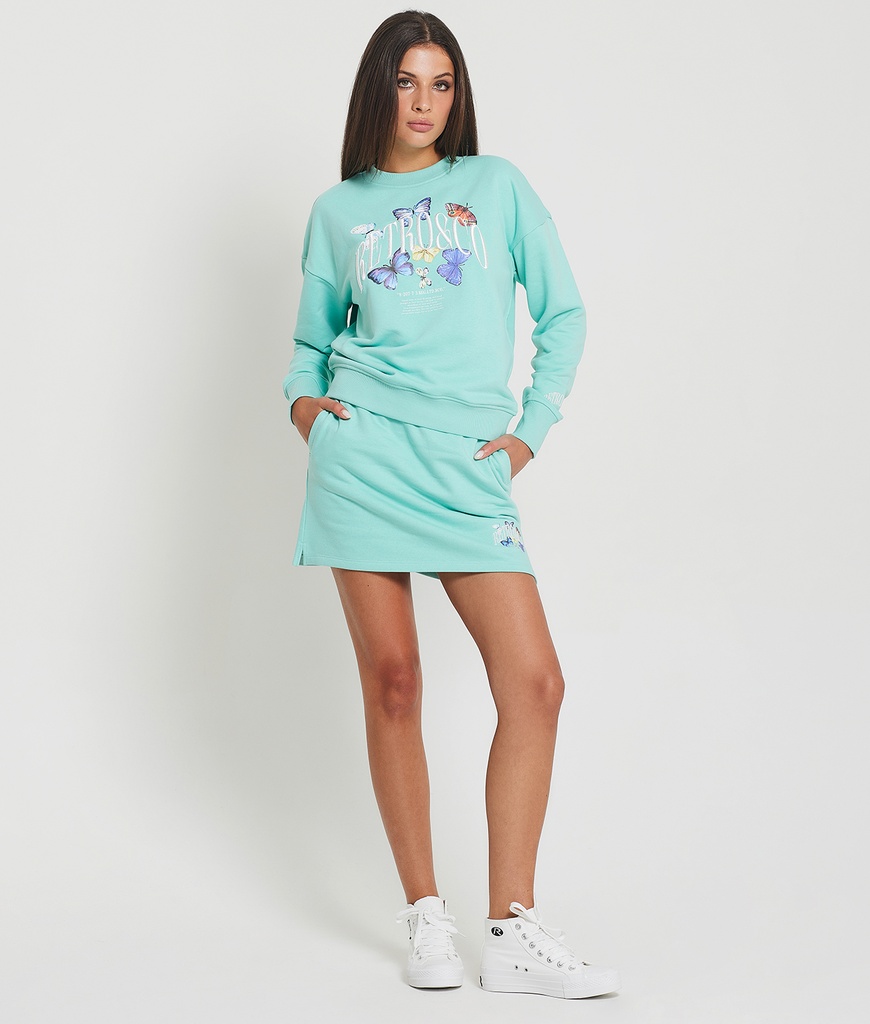 Adelina Jogging Skirt, Mint