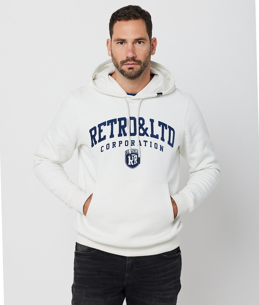 Zephyr Hoodie Jogging Top, Off White