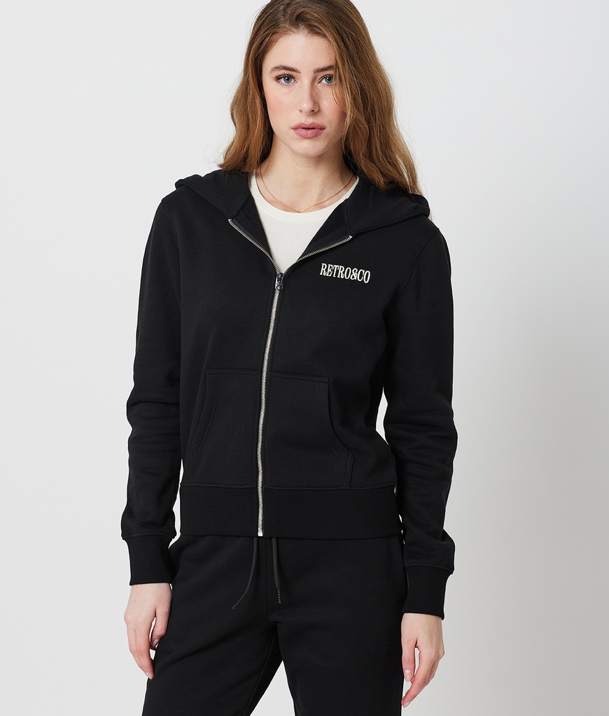 Kristen Zip Hoodie Jogging Top