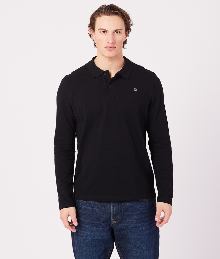 Clovis Long Polo, Black