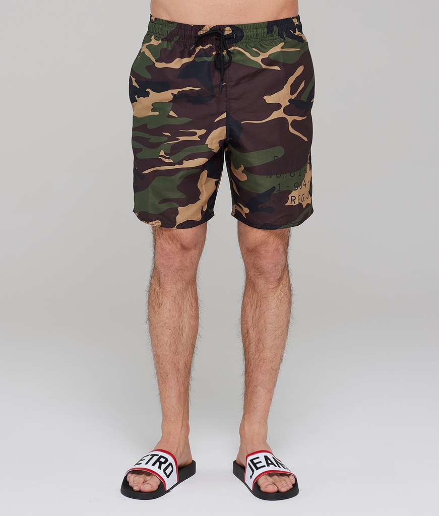 Coyote Swim Shorts, Camouflage