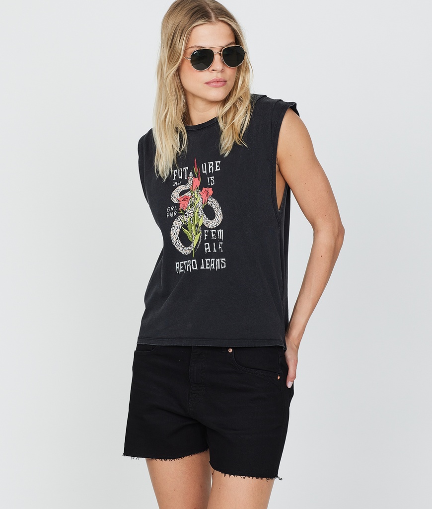 Dolly Top, Black