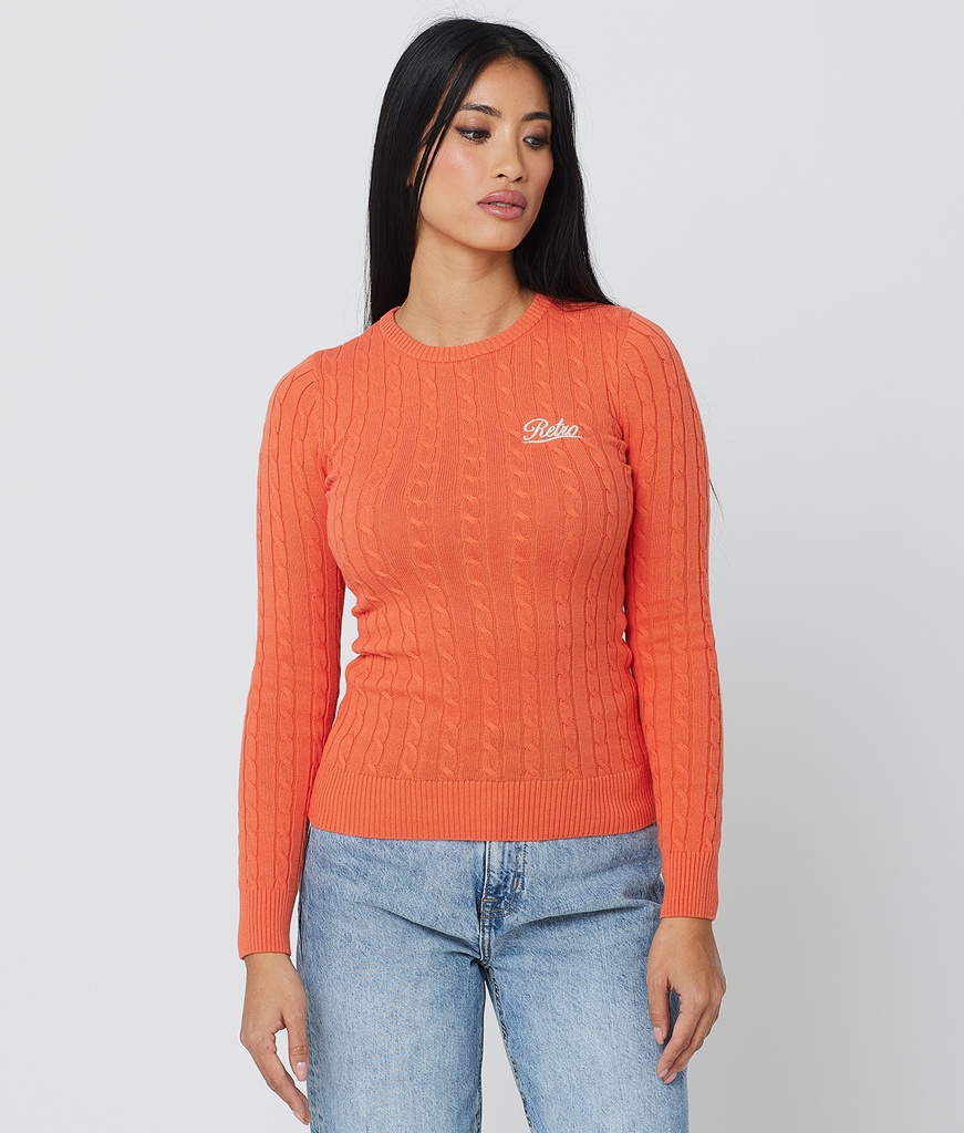 Rosetta Sweater, Coral