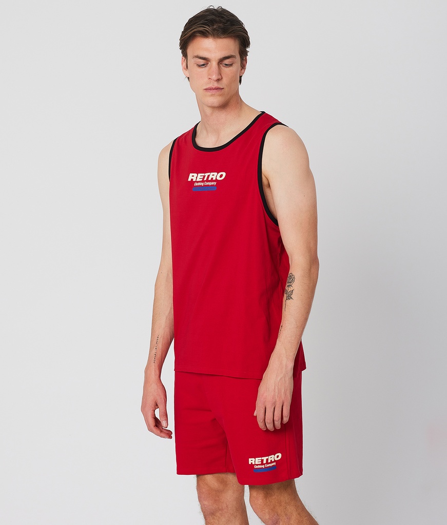 Nikos Tank Top, Red