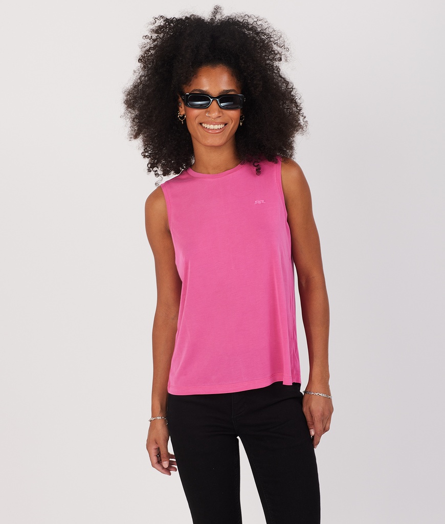 Renata Tank Top, Raspberry