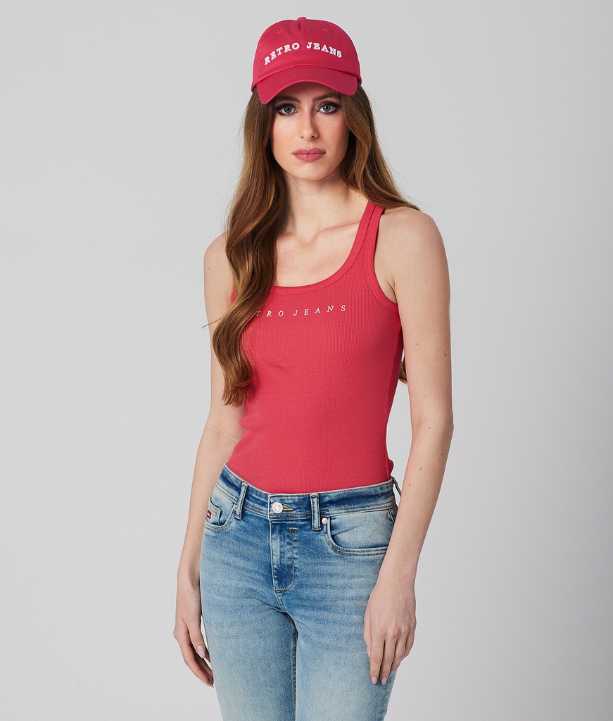Gwen Tank Top, Raspberry