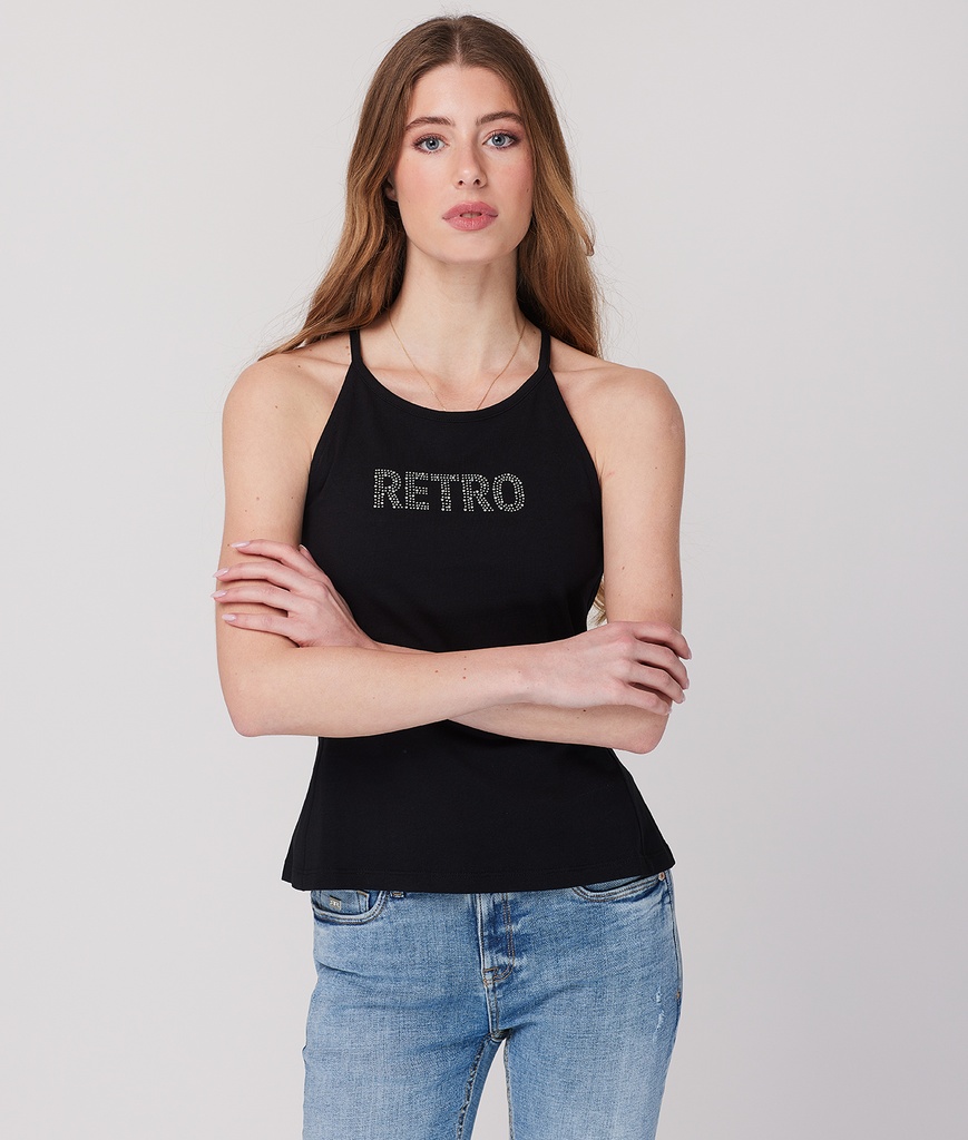 Anika Tank Top, Black