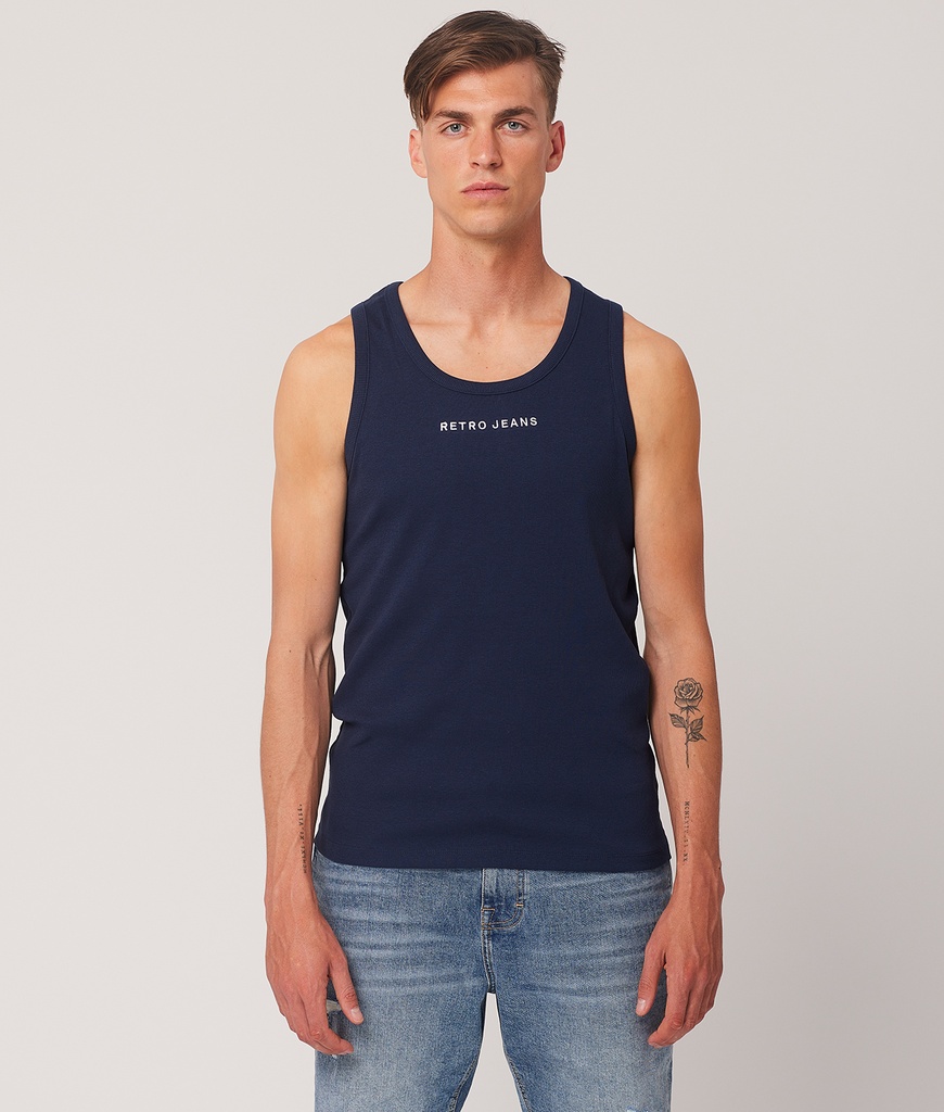 Cedrick Tank Top, Dark Blue