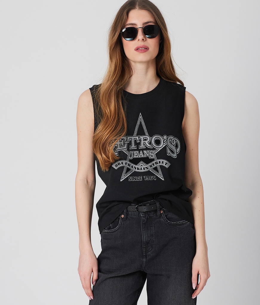 Rowyn Tank Top, Black