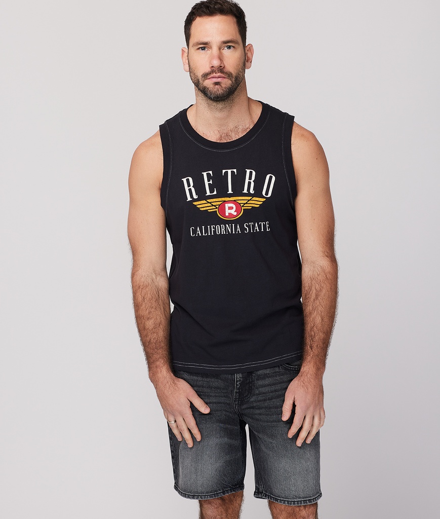 Gabin Tank Top, Black