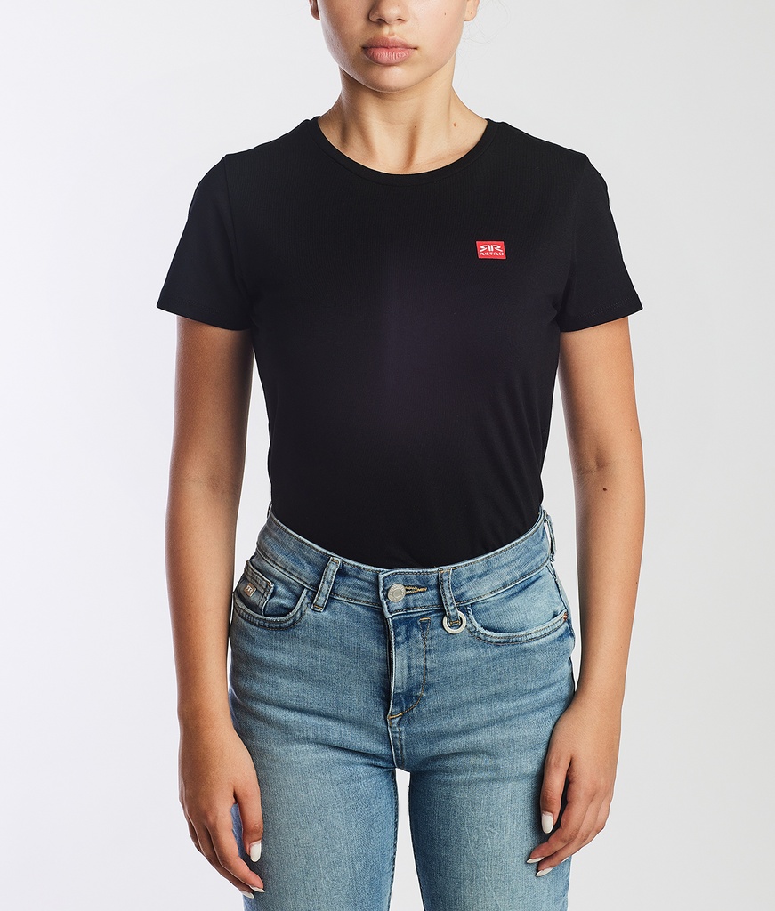Elizabeth Round T-Shirt, Black