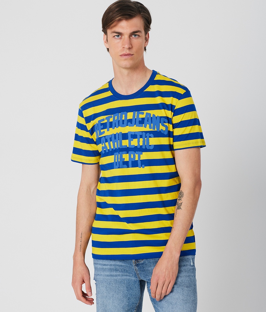 Slater T-Shirt, Blue Striped