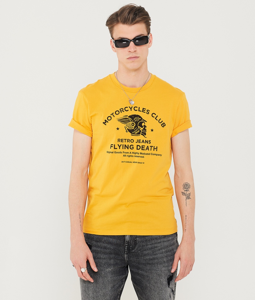 Bones T-Shirt, Yellow