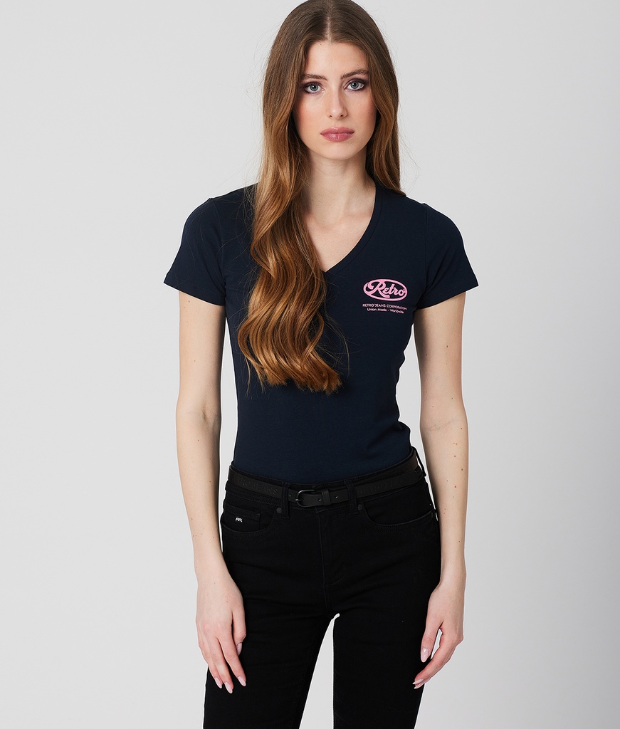 Sookie T-Shirt, Blue Black