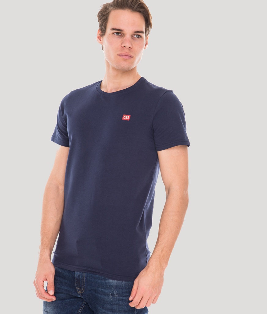 Eddie Round  T-Shirt, Dark Blue