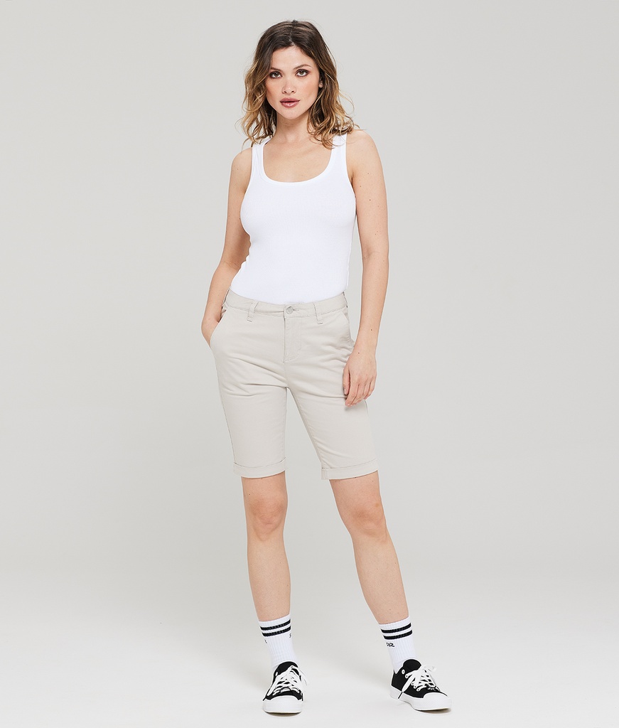 Augusta Bermuda Woven Shorts, Beige