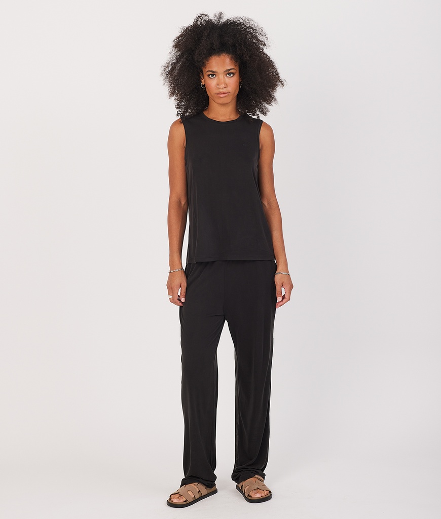 Renata Woven Pants, Anthracite