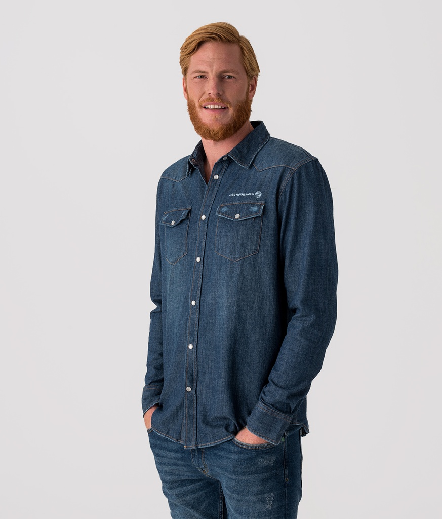FTC Denim Shirt, Blue