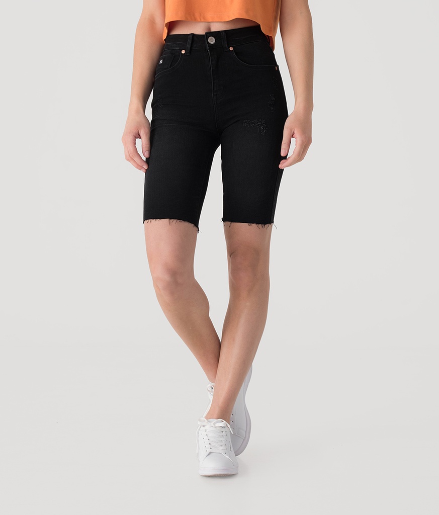 Dee Bermuda High Denim Shorts, W919