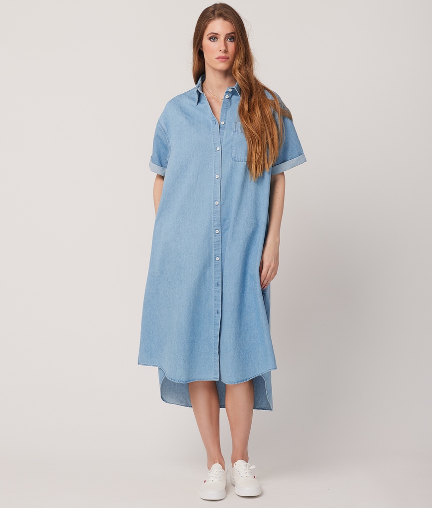 Calcite Denim Dress, W0220