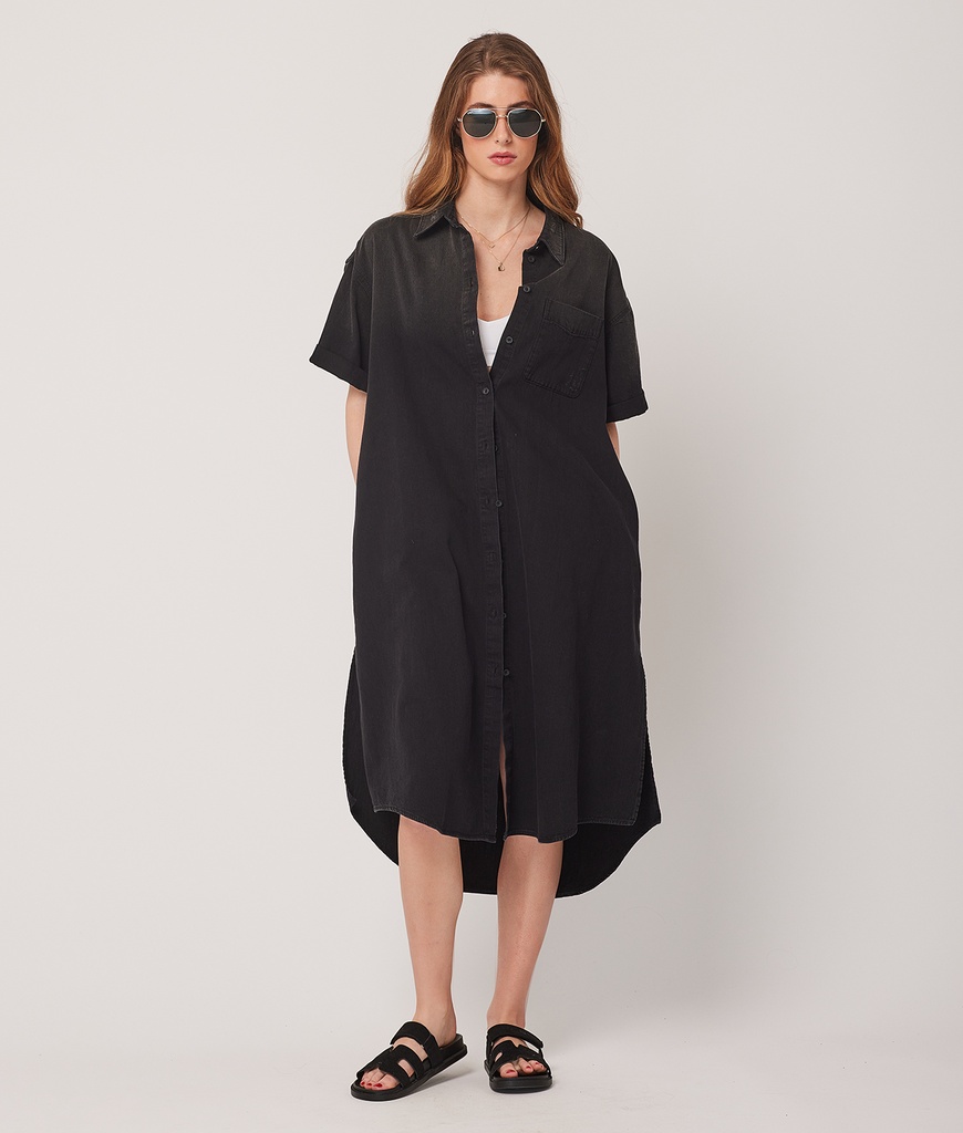 Calcite Denim Dress, W0903