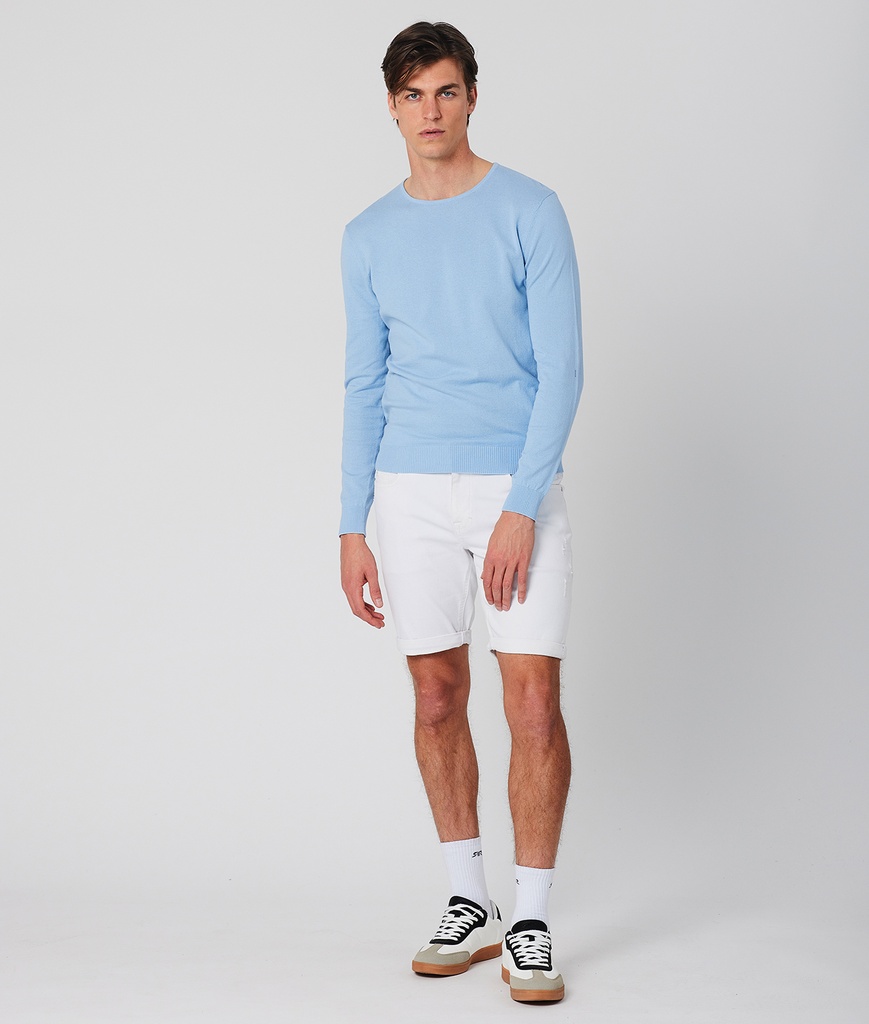 Stud Denim Shorts, W0013