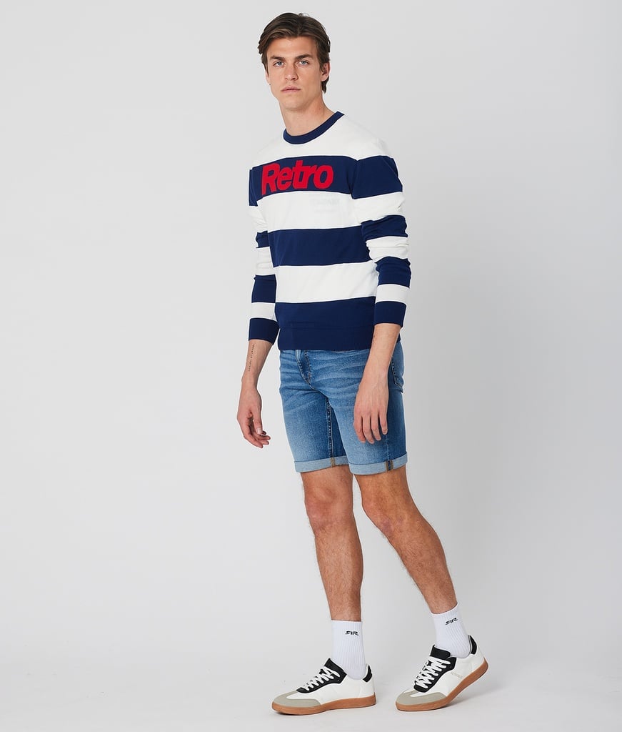 Stud Denim Shorts, W0544