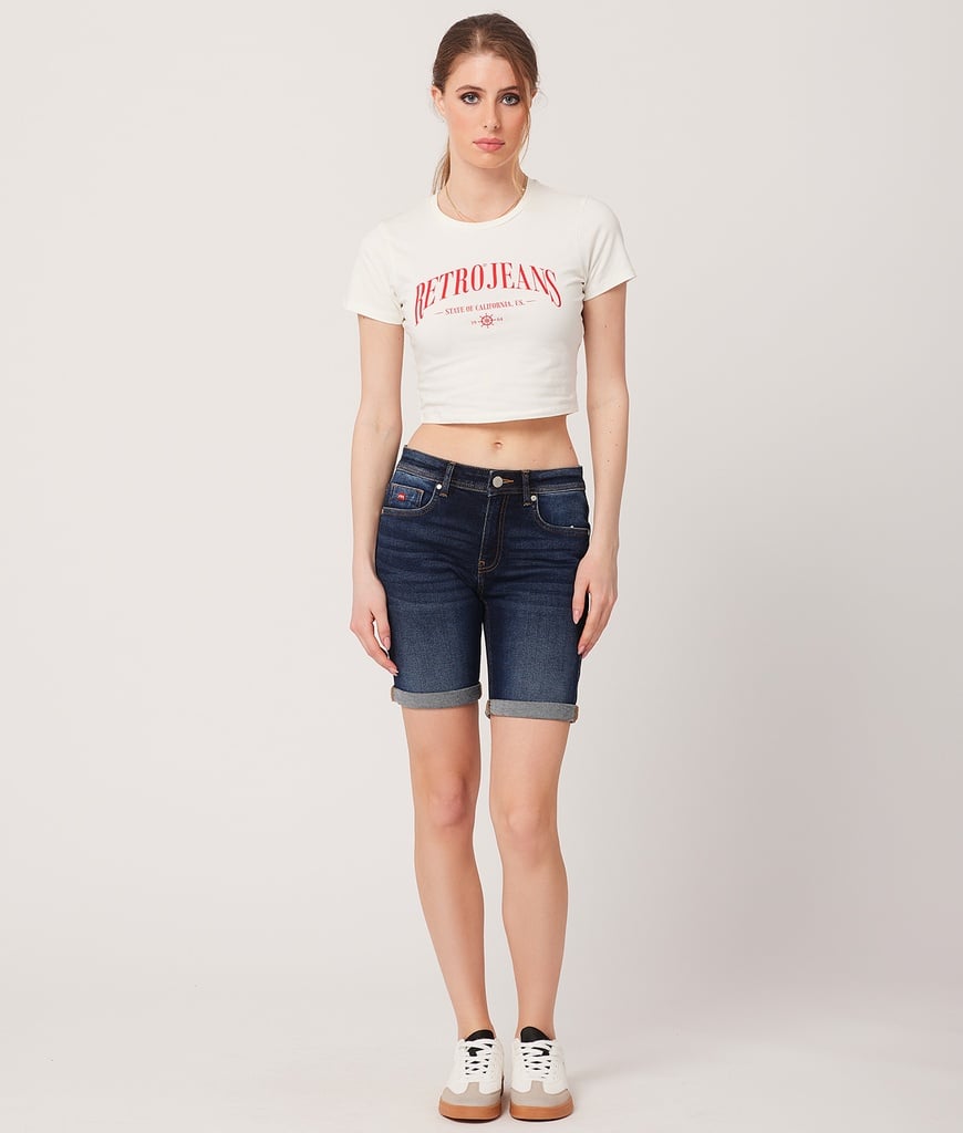 Dee Bermuda Denim Shorts, W0615