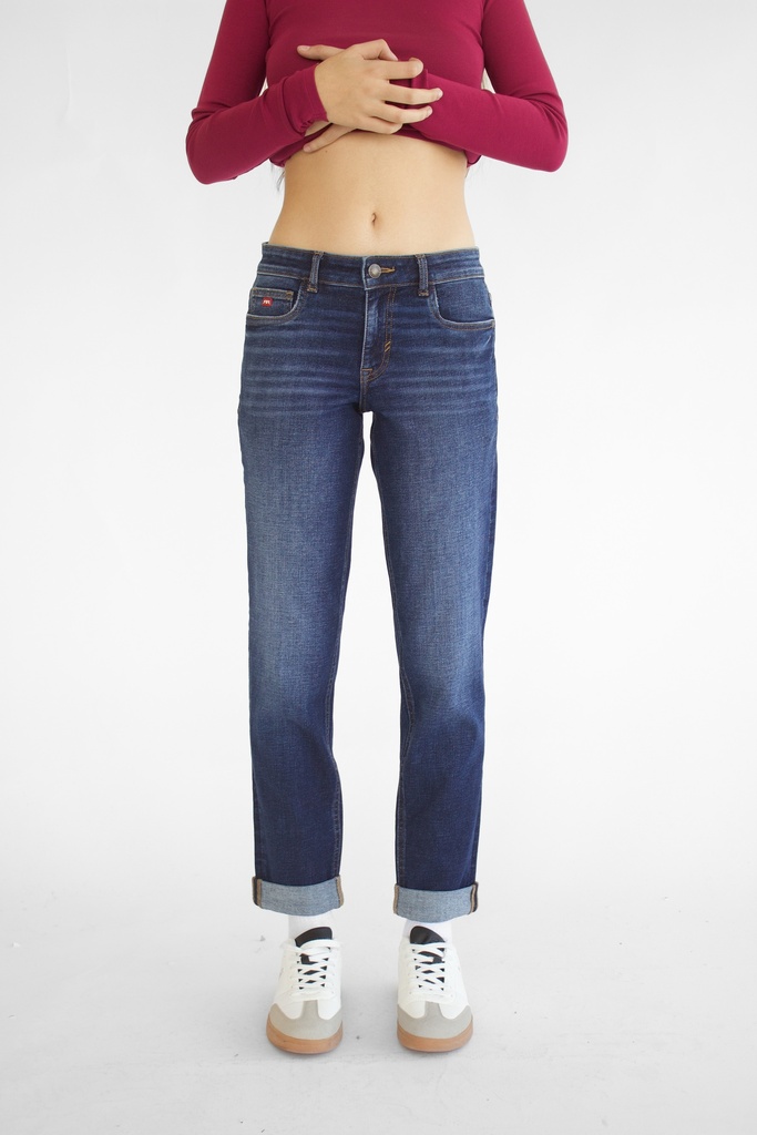 Smart Bitch Cropped Denim Pants, W0655