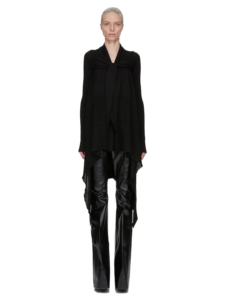 Tied Long Wrap Cardigan