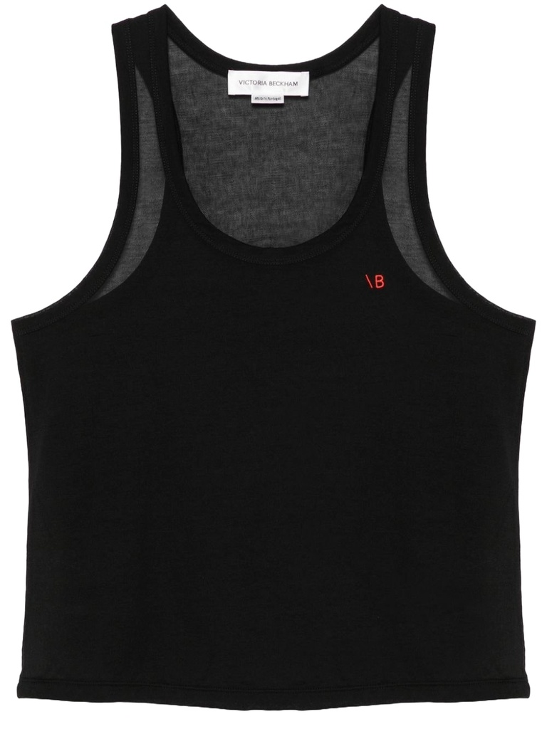 Cotton Crepe Tank Top
