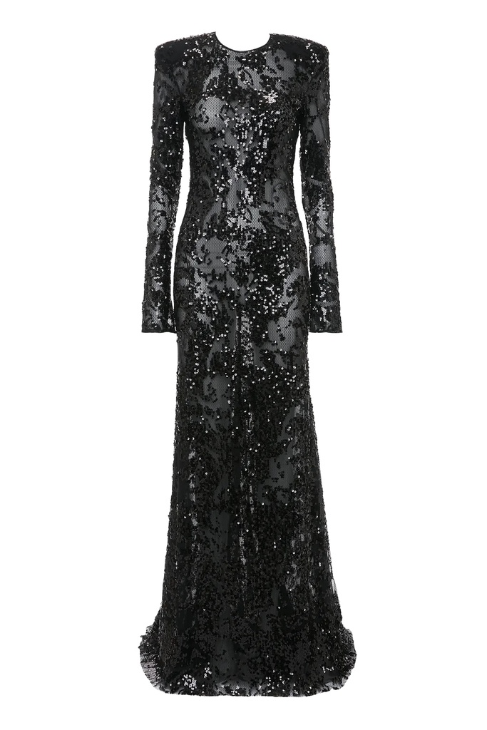 Long Sleeve Backless Dress