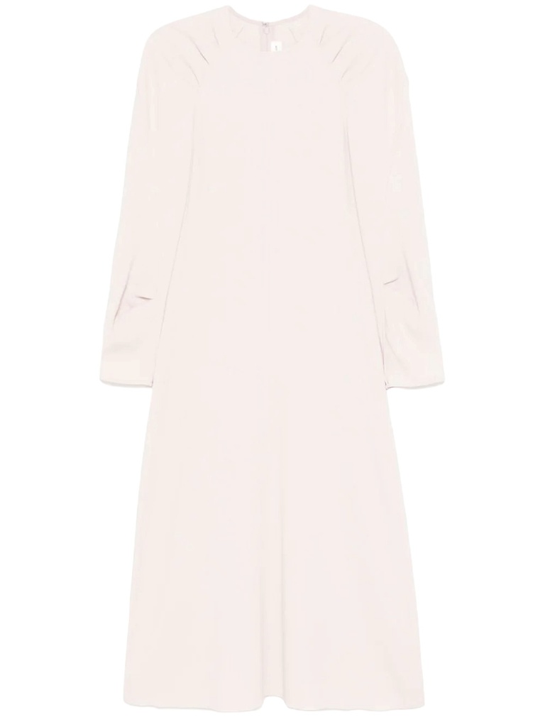 Long Sleeve Raglan Midi Dress