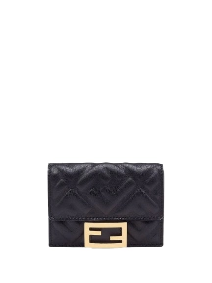Ff Monogram Pattern Wallet