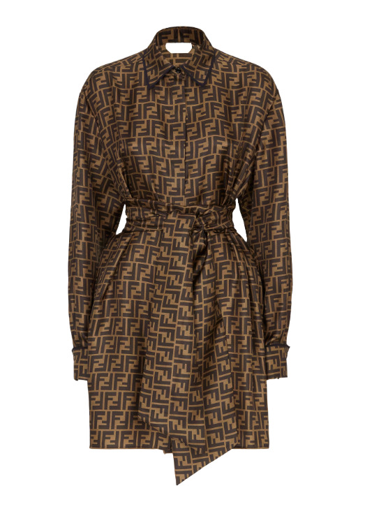 Ff Jacquard Twill Dress