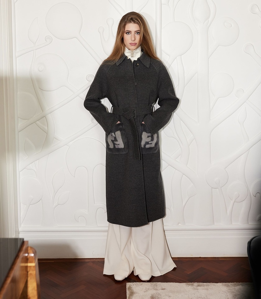 Fendi Double Wool Coat