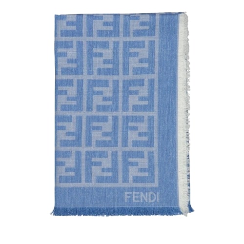 Ff Monogram Silk Scarf