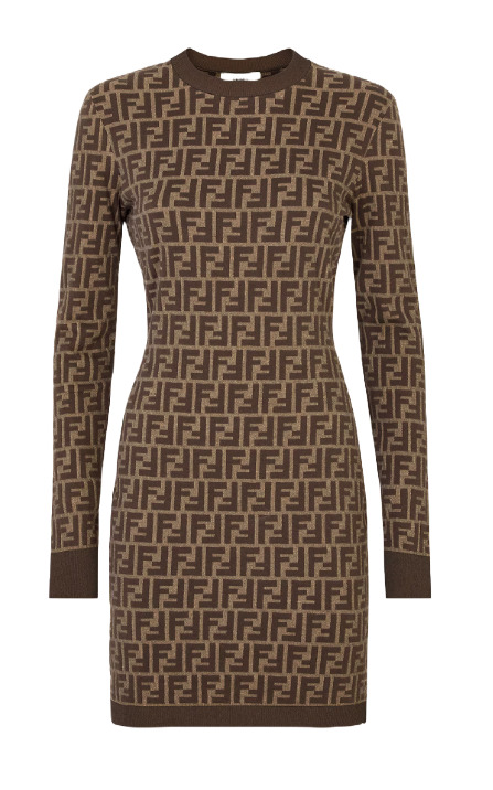 Ff Jacquard Long Pullover