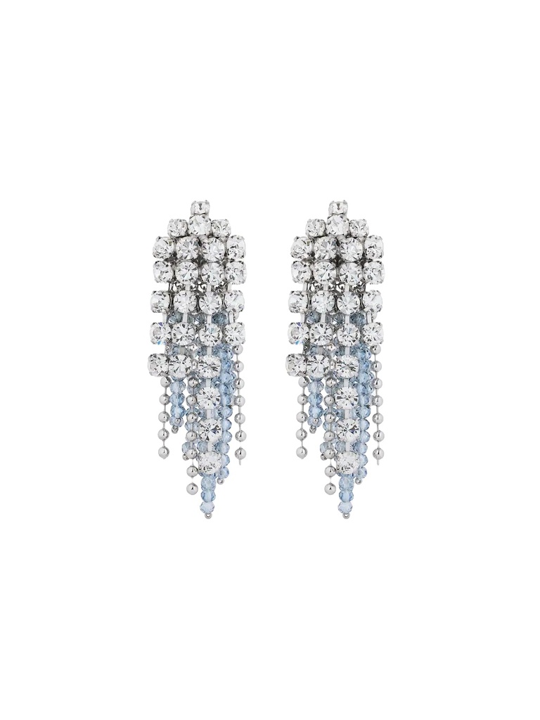 Crystal Blow Pendant Earrings